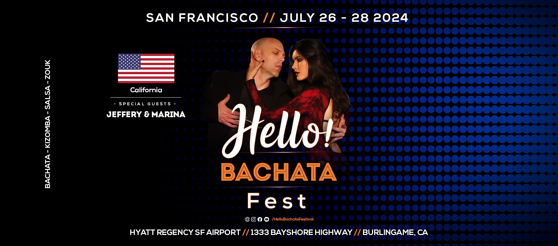 Hello! Bachata Fest - Jeffery & Marina - Bachata - San Francisco