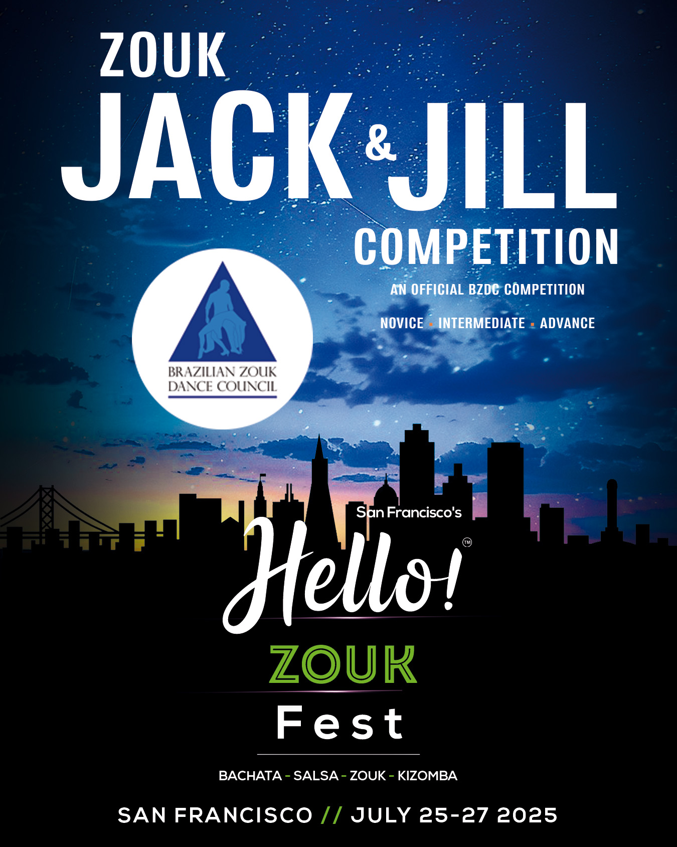 Hello Zouk Fest Jack and Jill Competition