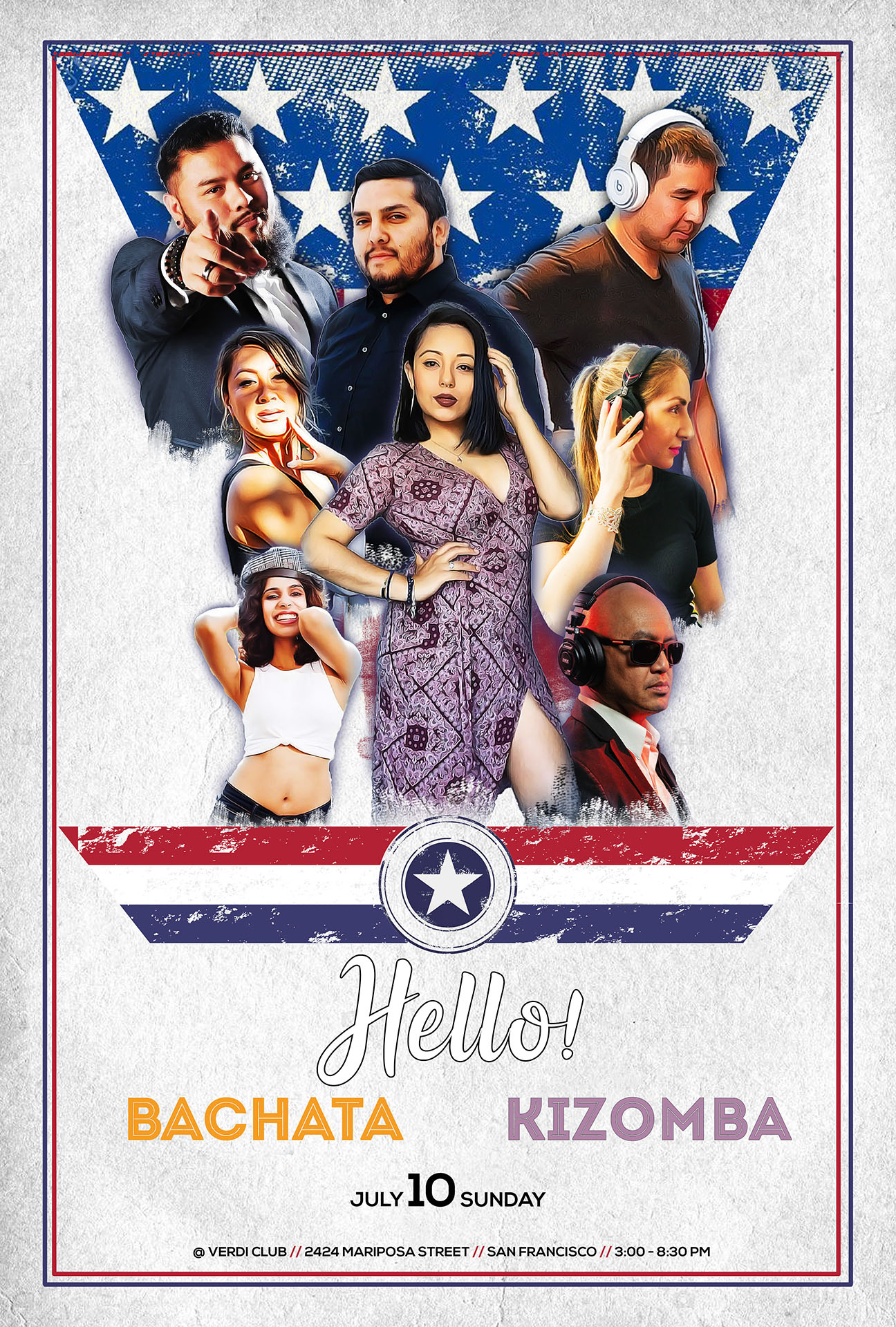 Hello! Bachata Movie Poster July 2022